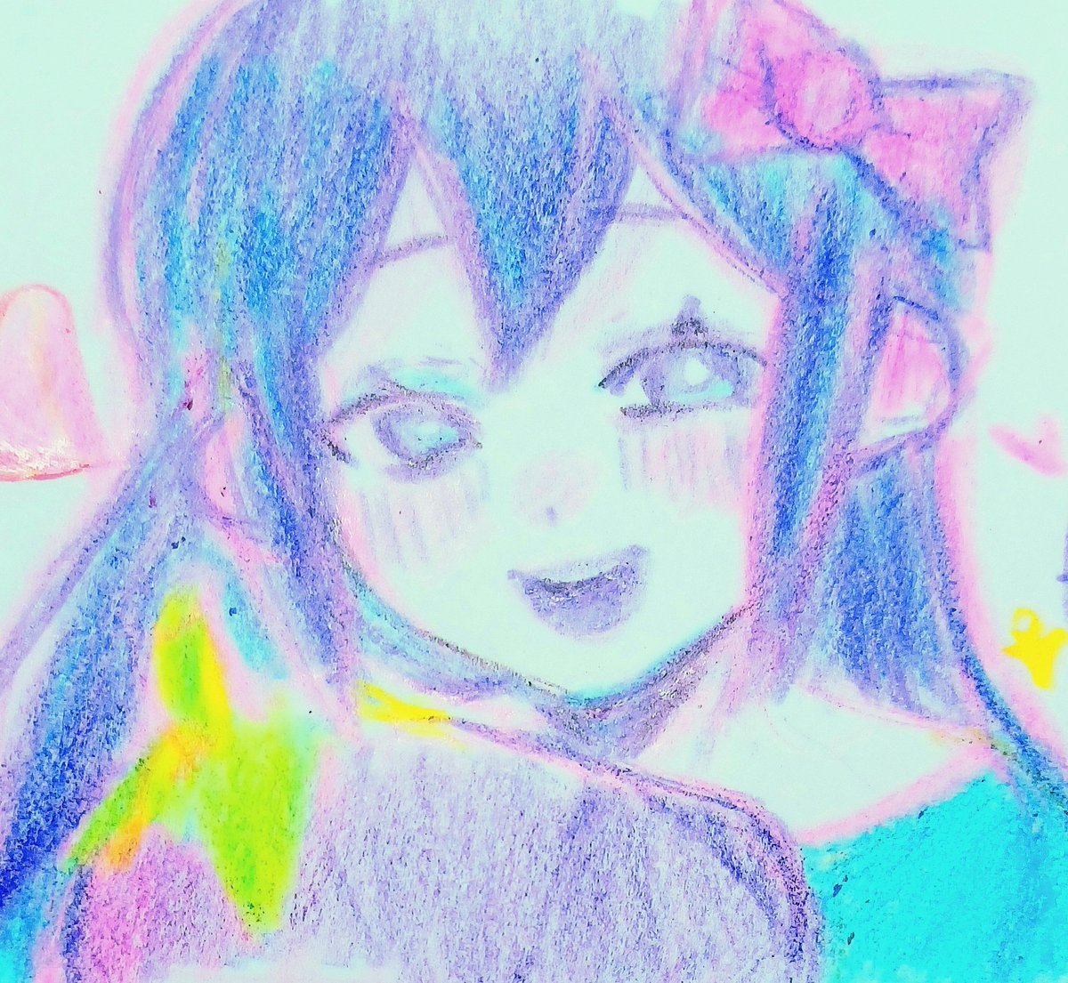 ugoku_demekin's tweet photo. #OMORI 　#OMORIFANART 　#アナログイラスト https://t.co/HNeSWei0ye