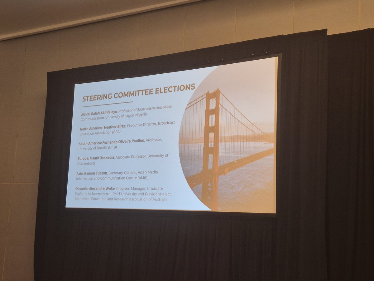 Pascal, the new chair of the WJEC, is supported by these worthy members of the steering committee. Congratulations 🎊 <a href="/AEJMC/">AEJMC</a> <a href="/LeonaONeill1/">Leona O'Neill</a> <a href="/PascalGuenee/">Pascal GUENEE</a> <a href="/tlpix/">Tara Pixley</a> <a href="/WakeinFright/">Alexandra Wake, PhD</a> <a href="/karenfw2/">@karenfw</a> <a href="/BEAWebTweets/">beawebtweets</a> <a href="/glendacooper/">Dr Glenda Cooper</a>