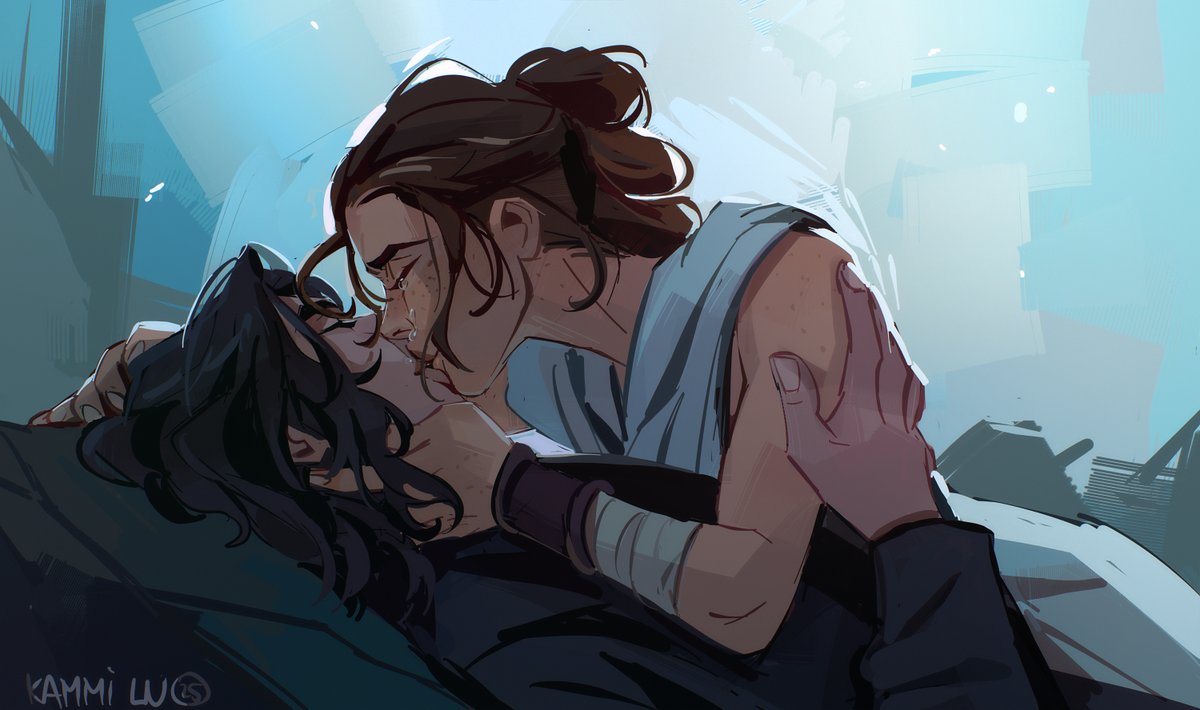 KAMMI_LU's tweet photo. #reylo #starwars 
force dyad 🔆 https://t.co/pi0ECpefKN