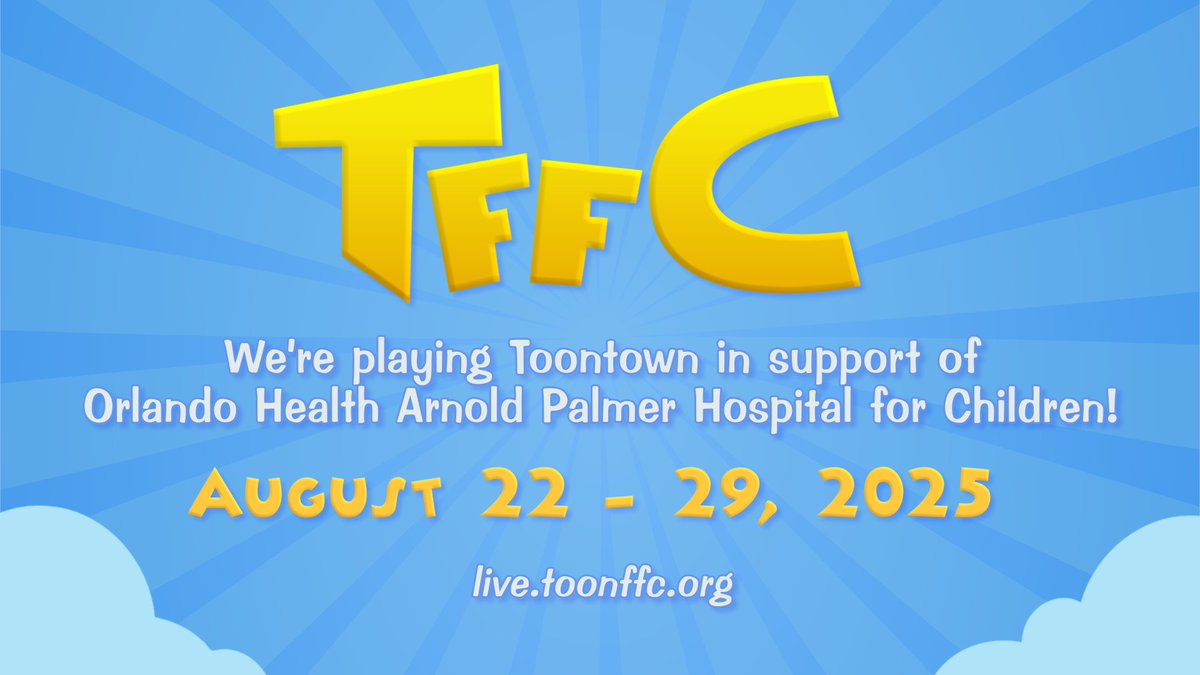 ToonFFC's tweet image. ToonFest for Charity Summer 2025 starts on Friday, August 22!