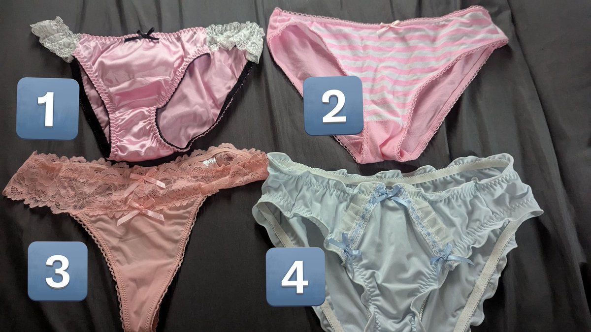 publicnikubenki's tweet photo. 貞操帯の上から履く、おパンツはどれにしたらよろしいでしょうか？
投票お願いします https://t.co/gs88tQB9wj