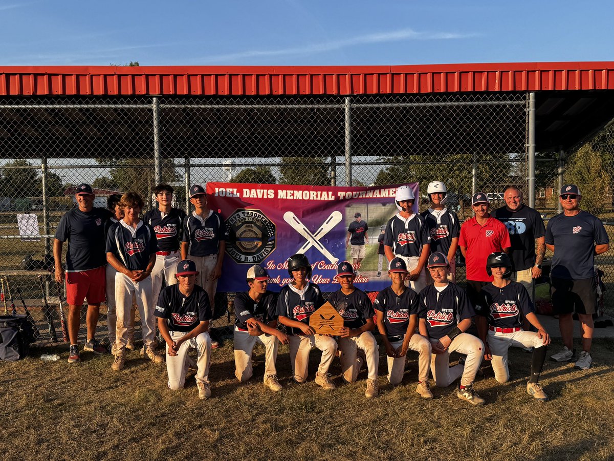 PatsUpstate's tweet photo. Upstate Patriots 14U at Joel Davis 2025. 2nd place finish https://t.co/iXDjQfOKUD