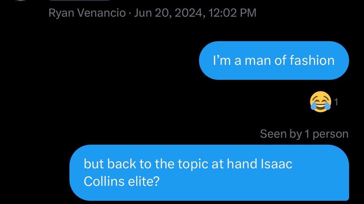 JoeGentileFT's tweet photo. I tried to tell y'all a year ago. Isaac Collins is a guy! https://t.co/bZWS1aBcRH