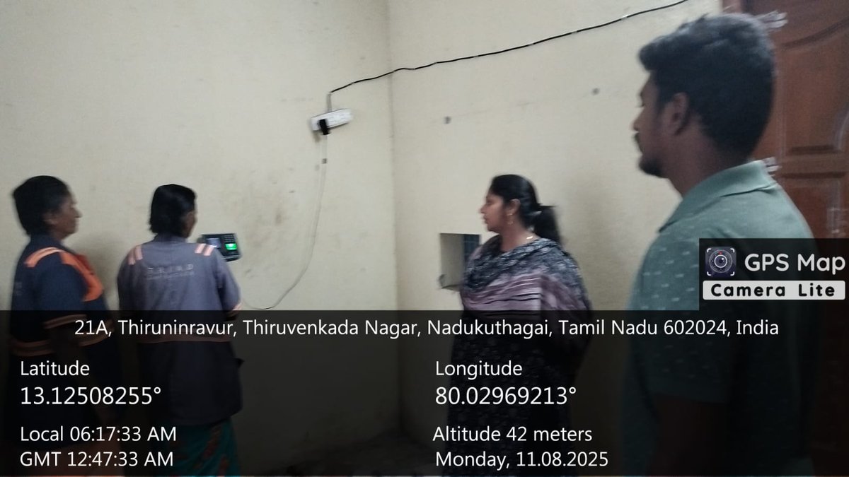 Daily Roll call was undertaken by bio-Metric on Thirunindravur Municipality
<a href="/CMOTamilnadu/">CMOTamilNadu</a> <a href="/KN_NEHRU/">K.N.NEHRU</a> <a href="/MawsTamilNadu/">Municipal Department Government of Tamil Nadu</a> <a href="/TiruvallurCollr/">Collector Tiruvallur</a> <a href="/Chengalpet_PIU/">RDMA Chengalpattu</a> <a href="/CVasanthi2/">C Vasanthi</a> <a href="/SwachhBharatGov/">Swachh Bharat Urban</a> <a href="/RoopaMishra77/">Roopa Mishra</a> <a href="/SwachSurvekshan/">Swachh Survekshan</a>
