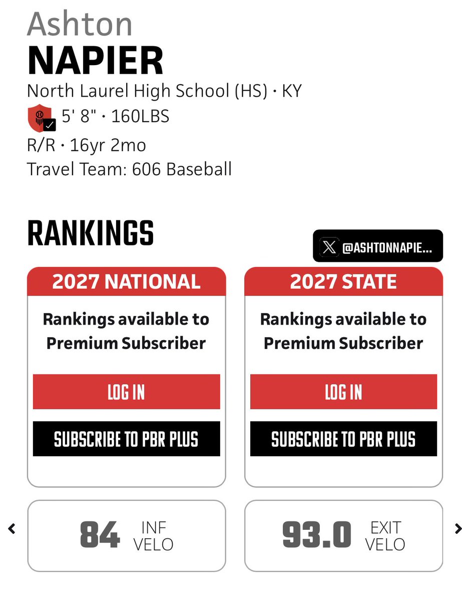 ashtonnapier11's tweet photo. Thank you @JamieTessoff and @PrepbaseballKY for the opportunity to compete at the Kentucky State Games this weekend. https://t.co/Mh6s15dcs2