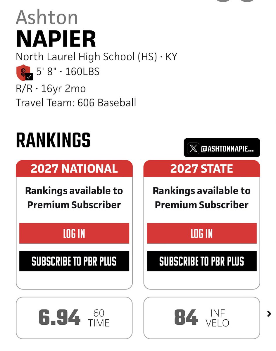 ashtonnapier11's tweet photo. Thank you @JamieTessoff and @PrepbaseballKY for the opportunity to compete at the Kentucky State Games this weekend. https://t.co/Mh6s15dcs2