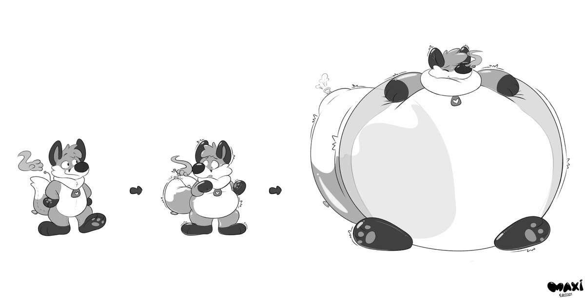 coffee_maxi's tweet image. One pull and... POOF!
Experimental sequence Sketch Art commission for @/blushypuffs on ☁🔵 !! x3
What an interesting pullstring...~