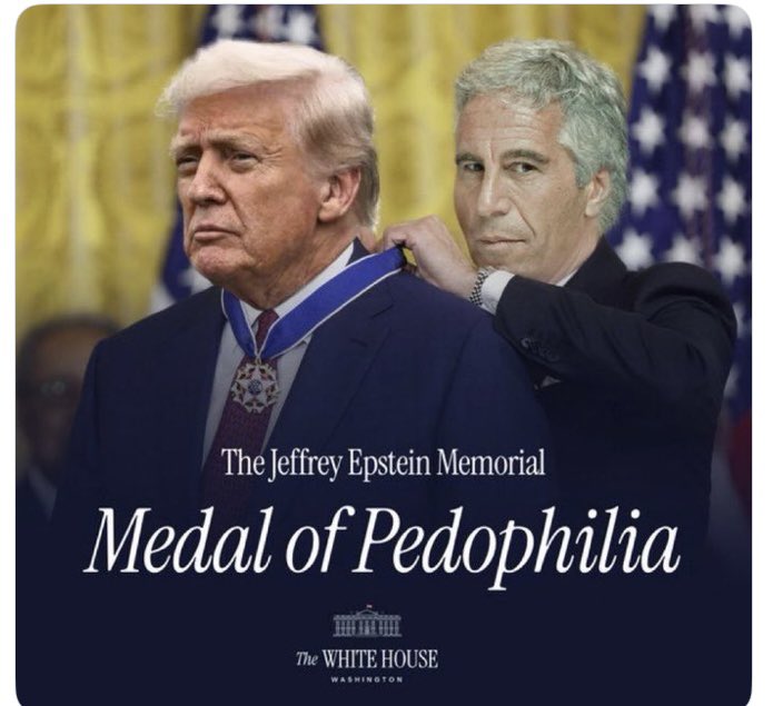 The only medal this motherf’r  has actually earned.
