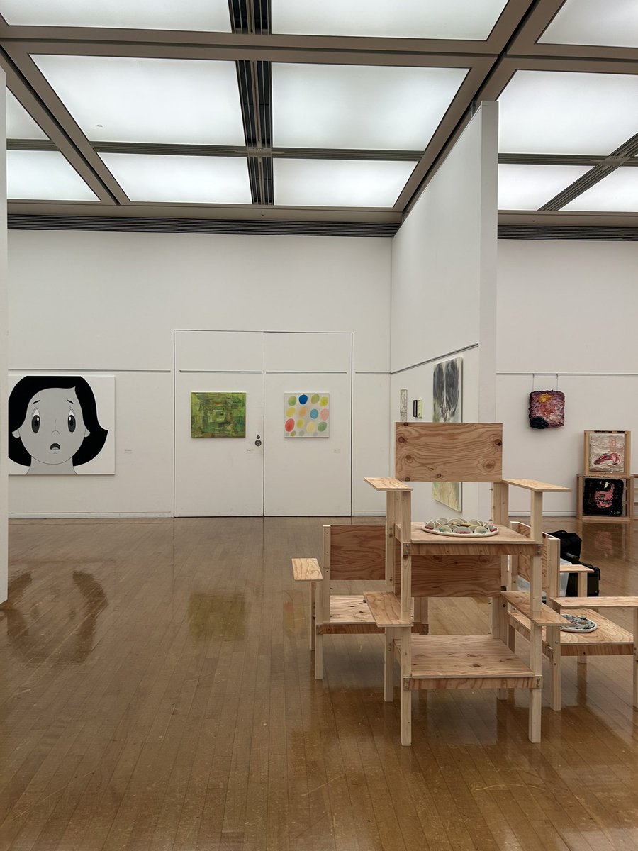 府中市ギャラリー、最終日！15時まで。(昨日に続き連続搬出！)