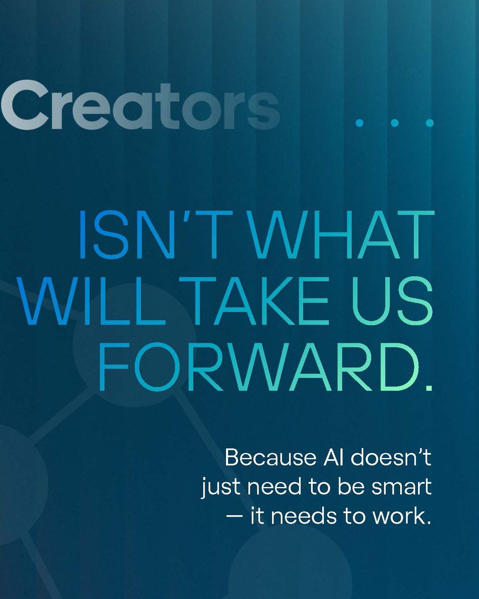 Aetheronhq's tweet image. We’ve #Rebranded. Cognitive Creators is now #Aetheron.

We didn’t just change our name, we’ve changed our trajectory. AI doesn’t just need to be smart, it needs to work. For real teams. Real outcomes. Real scale.
Today we become Aetheron| aetheron.com