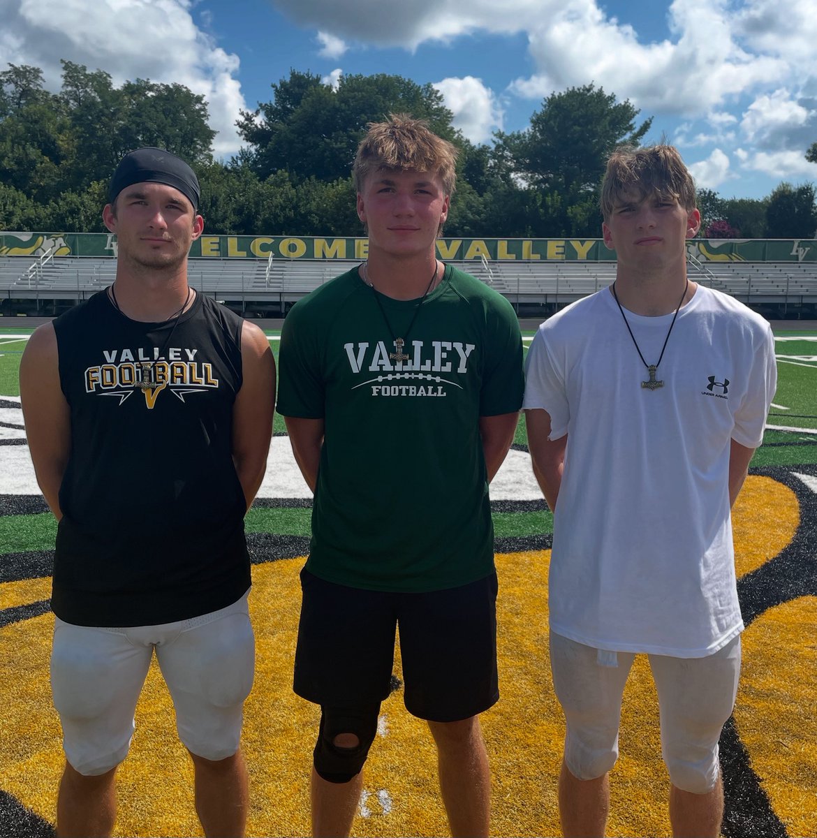 David Bishop 🏈 (@coachdavebishop) on Twitter photo Our three senior <a href="/FBvikingstrong/">Loudoun Valley Football</a> leaders <a href="/jolyonwhite2026/">Jolyon White</a> <a href="/ISAIAHR03075375/">ISAIAH RICE</a> <a href="/GaffneyMac842/">Macklin Gaffney</a> …set the tone for an outstanding off-season program through their relentless work ethic, accountability, and commitment to the team’s success. The theme has been ‘BE DIFFERENT’.
They led Our three senior <a href="/FBvikingstrong/">Loudoun Valley Football</a> leaders <a href="/jolyonwhite2026/">Jolyon White</a> <a href="/ISAIAHR03075375/">ISAIAH RICE</a> <a href="/GaffneyMac842/">Macklin Gaffney</a> …set the tone for an outstanding off-season program through their relentless work ethic, accountability, and commitment to the team’s success. The theme has been ‘BE DIFFERENT’.
They led