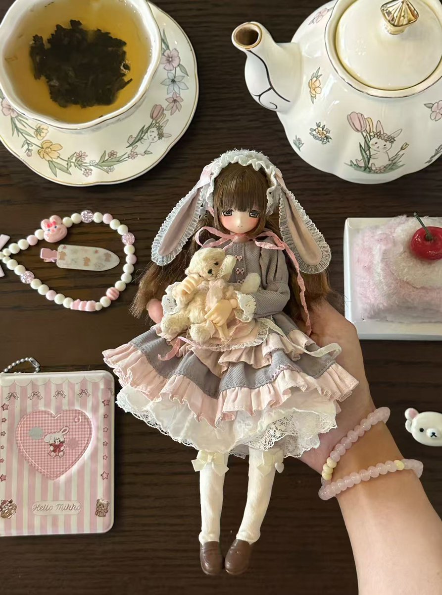 本日のお迎えうさぎさん、どうぞお受け取りください♪

#BJD #Nokodoll