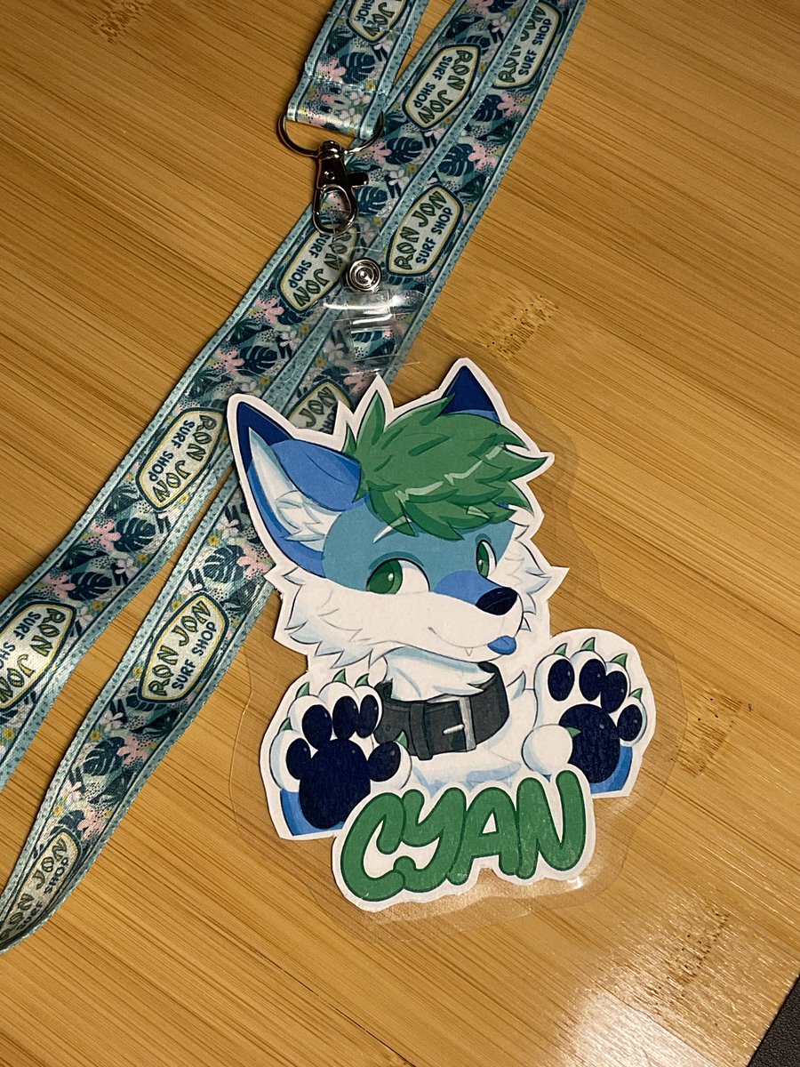 cyanfiz's tweet photo. finally made a badge for myself! #furry #furryart https://t.co/bAoP7nN6Aj