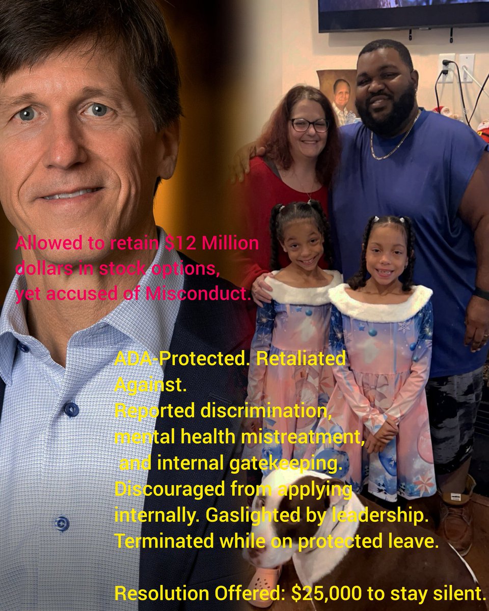 MasterDre's tweet photo. Remember these names:

Eileen Cure (2021) – Refused to interview Black applicants.

Michelle Mann (2023) – Denied promotion because she’s Black.

In 2025, @RichSteinmeier continues @LPLFinancial long legacy of racial & ADA discrimination — this time against me.

Every ~2 years, another racism case hits @LPLFinancial.
It ends with me.
#ADA #CivilRights #RacialJustice #Whistleblower #Accountability
@EEOCNews @CivilRights @NAACP @LegalDefense