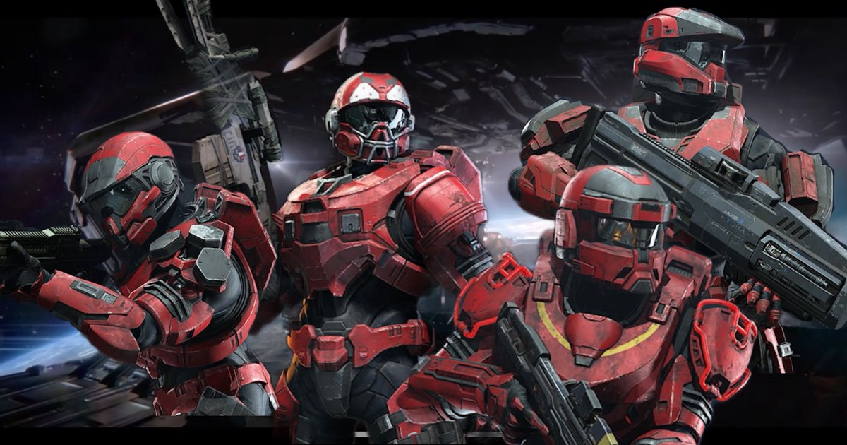 _themolinator's tweet photo. In honor of Halo 5’s anniversary coming up, as a treat for you guys for giving my last post so much love and as a lil bit of personal fun, I have recreated H5’s Multiplayer Beta promotion art picture. 

Hope you guys like it. 😬🤗🫶🏼 https://t.co/c3SX9wVNUH