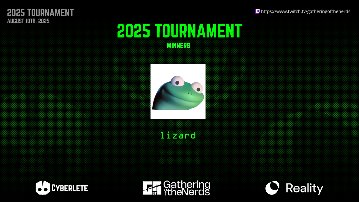 Cyberlete's tweet photo. ๐จ LIZARD WINS!!!!
๐ฅณ Congratulations to our WINNERS of the Cyberlete x @GatheringNerds Call of Duty 2 tournament event ๐
Team Lizard ended up taking home ALL that sweet prize money of $500 ๐ค
#SecureTheNetwork #FairPlay #Cyberlete https://t.co/yv5T4dnqgq