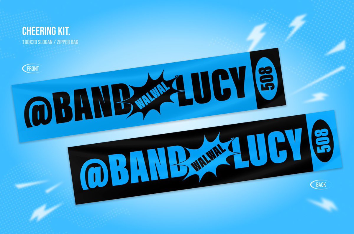 #LUCY Cheering Kit : WALWAL ver. ⓒbabpu58

루시 타올 슬로건 수요 조사 💙
⌁ ~ 8. 13 23:59 ⚡︎    ͛⚡︎

🔗 witchform.com/demand_form/11…

제작 확정 시 #RT 추첨 한 분께 타올슬로건을 드립니다 .ᐟ

최소 수량 미달 시 제작 무산 혹은 가격 변동이 있을 수 있습니다.