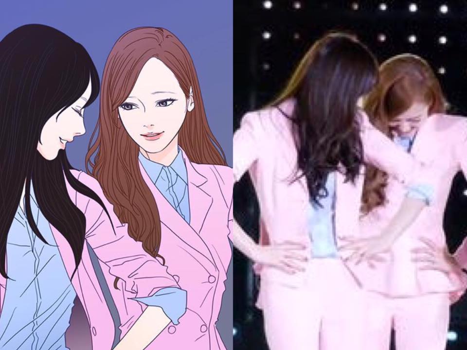 webtoon                              real life