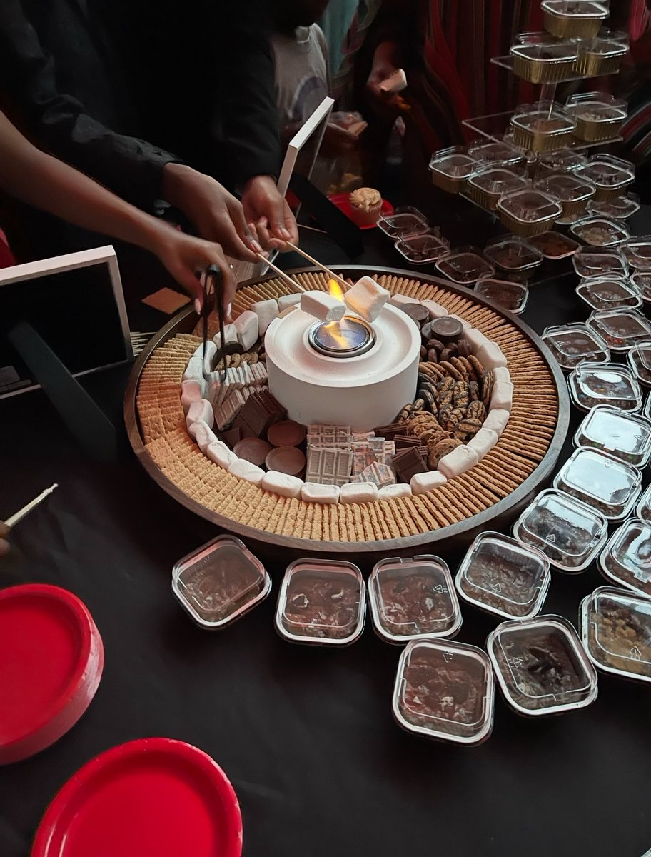 It’s #NationalSmoresDay 
We took the gooey goodness to the next level with our Sensational S’mores Station The students had a blast building their own sweet creations from classic Hershey’s to indulgent Reese’s to creamy Cookies &amp; Cream. Every bite was a little taste of happiness