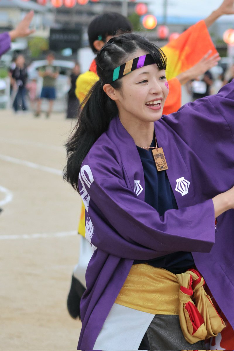 派手髪かっこいいです☺️
#長草盆踊り
#でらおおぶ🍇<a href="/deraobu/">でらおおぶ</a> 
#大府市 #よさこい