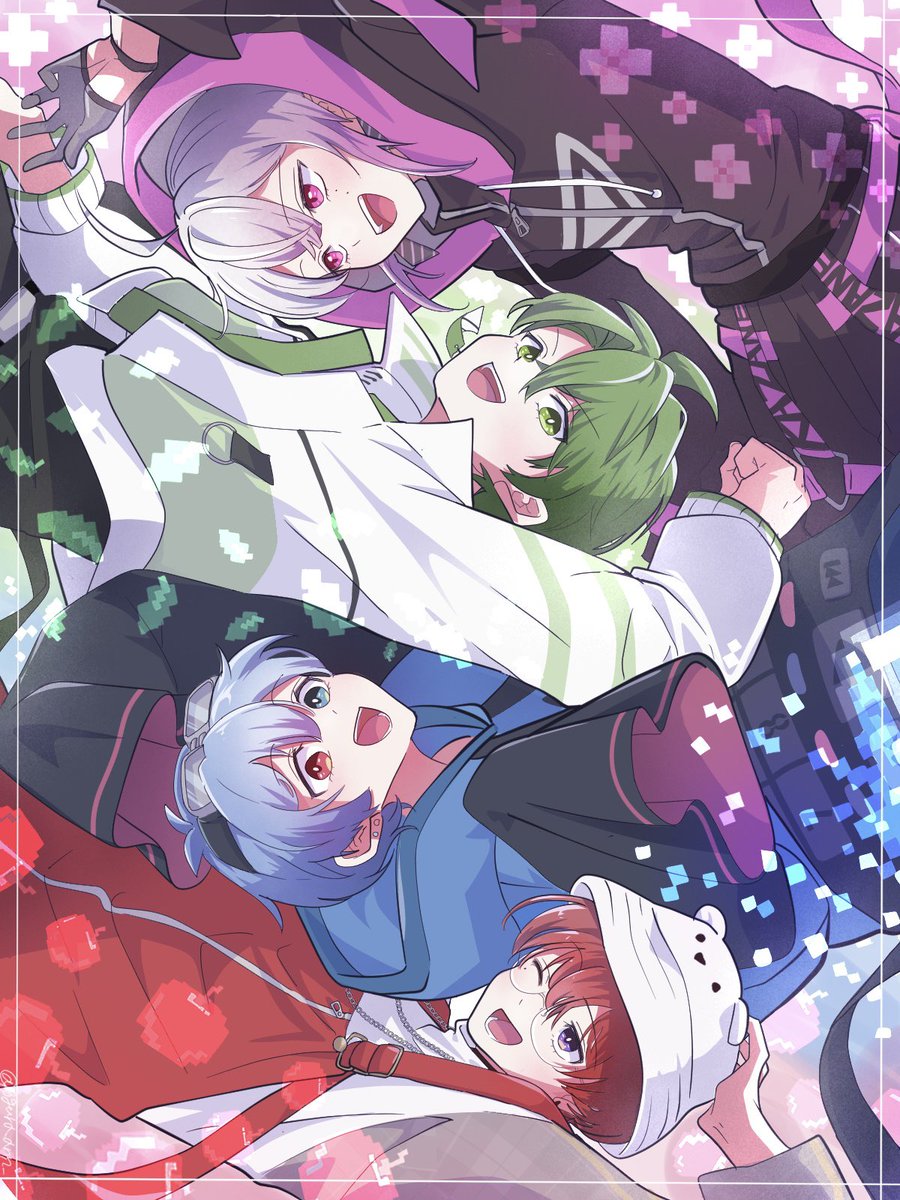 僕らの色が重なり合って無限の色に変わってく #インクスポット いん