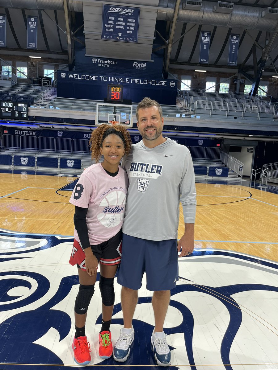 SissyFasho's tweet image. I had a great time @ButlerUWBB elite camp today. Thank you @apthepark @CoachLatrell @hollyhoop1 for a wonderful camp. #working #stackingdays