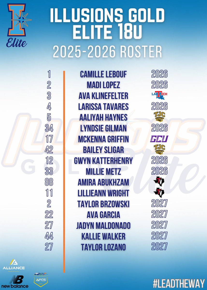 Illusions Gold Elite 18U tweet media