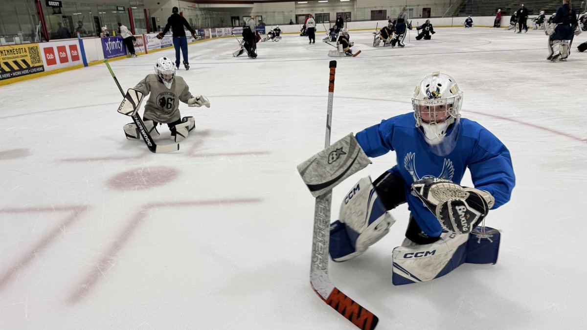 GoalieMoline's tweet photo. Great first day! See you next week! https://t.co/v69GpXmrNt