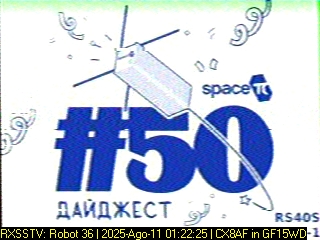 Received 4 images SSTV in Robot36 satellite UMKA-1 (RS40S), Orbit 11694. #umka1 #sstv #amsat #cubesat #cubesats