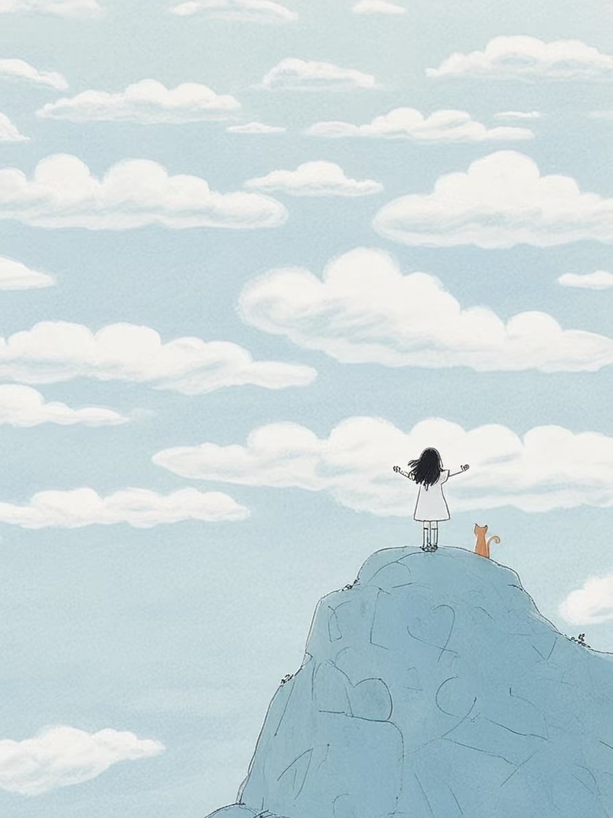 做安静的云朵，等待风的拥抱。 #互粉