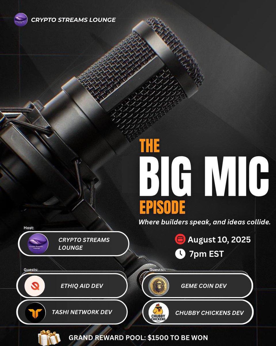 CRYPTO STREAMS LOUNGE tweet media