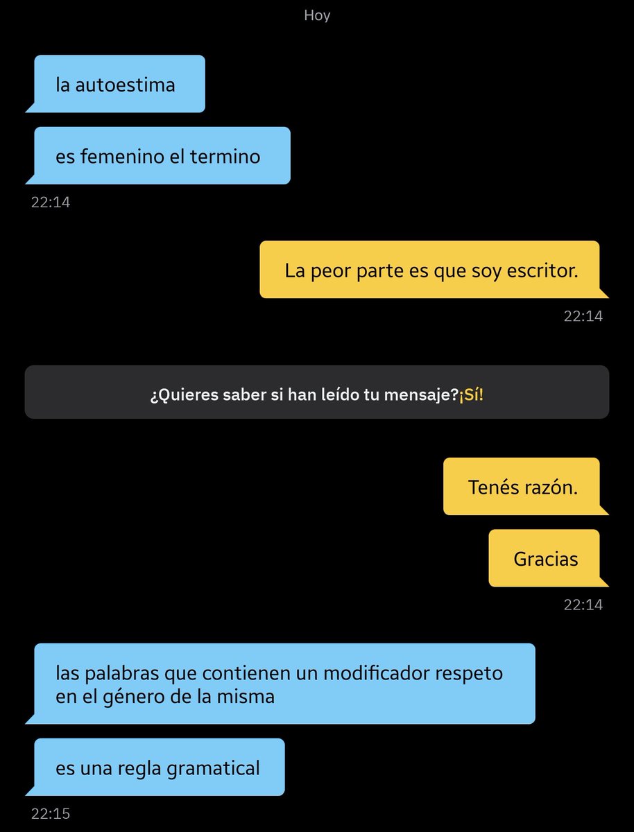 Me va muy bien en Grindr, por suerte.