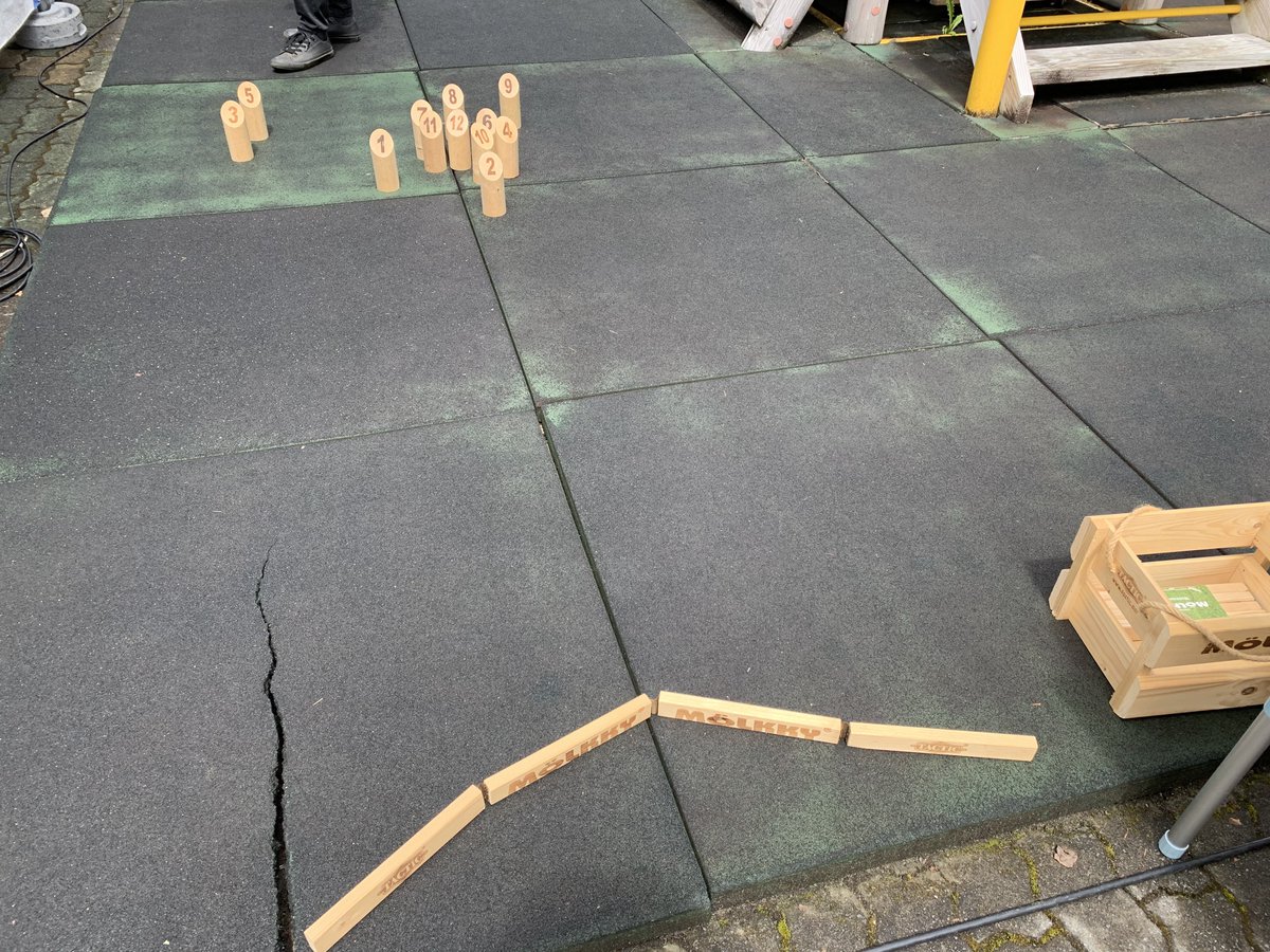 たまーにやるモルックやっぱり楽しい♪