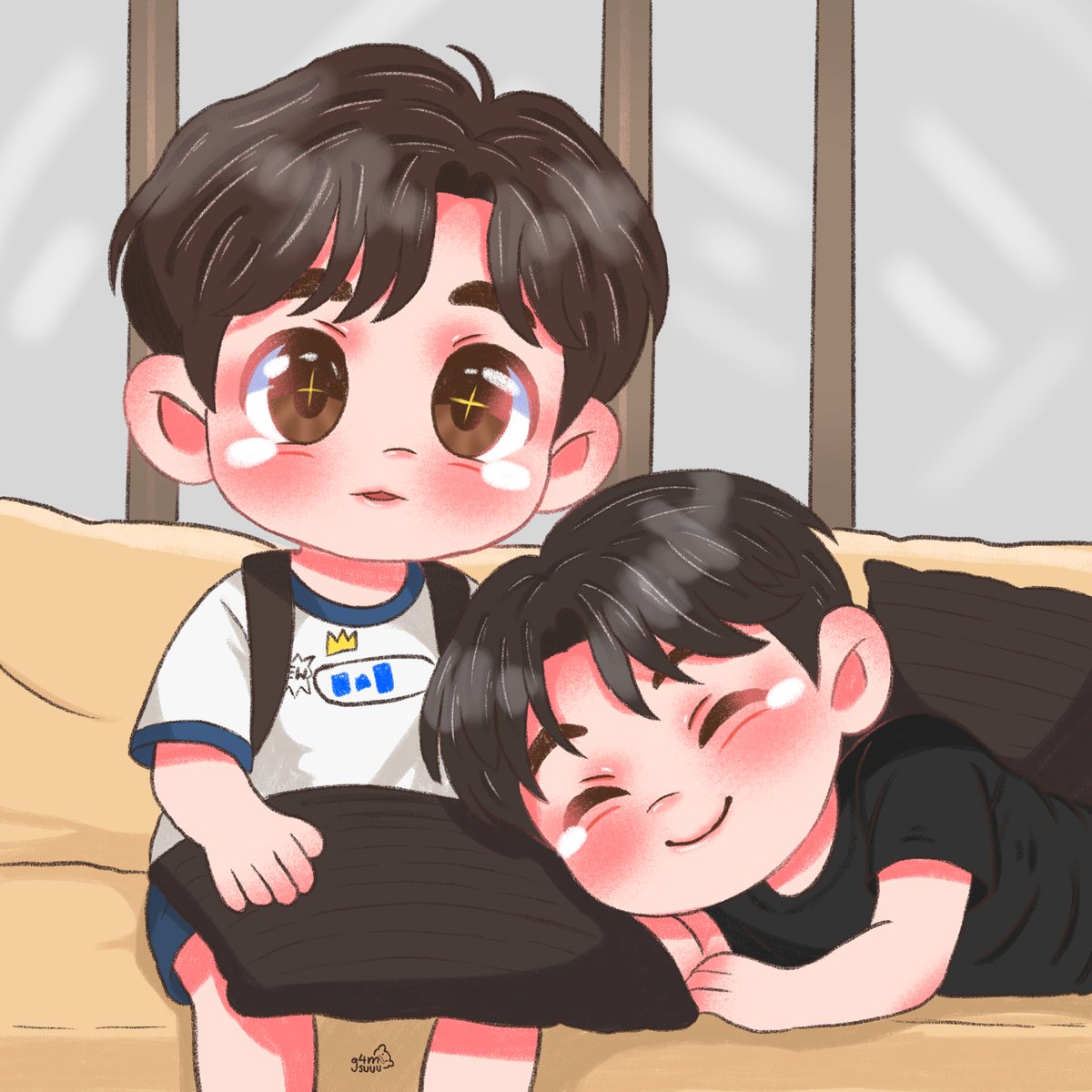 mmilkymjuu's tweet photo. : ขอนอนตักหน่อยน้าา ~
: ตรงนิ้เลยหรอเทออ 

#YINWAR 
#artworkg4msu #yinwarfanart https://t.co/5tSSOTHp0x