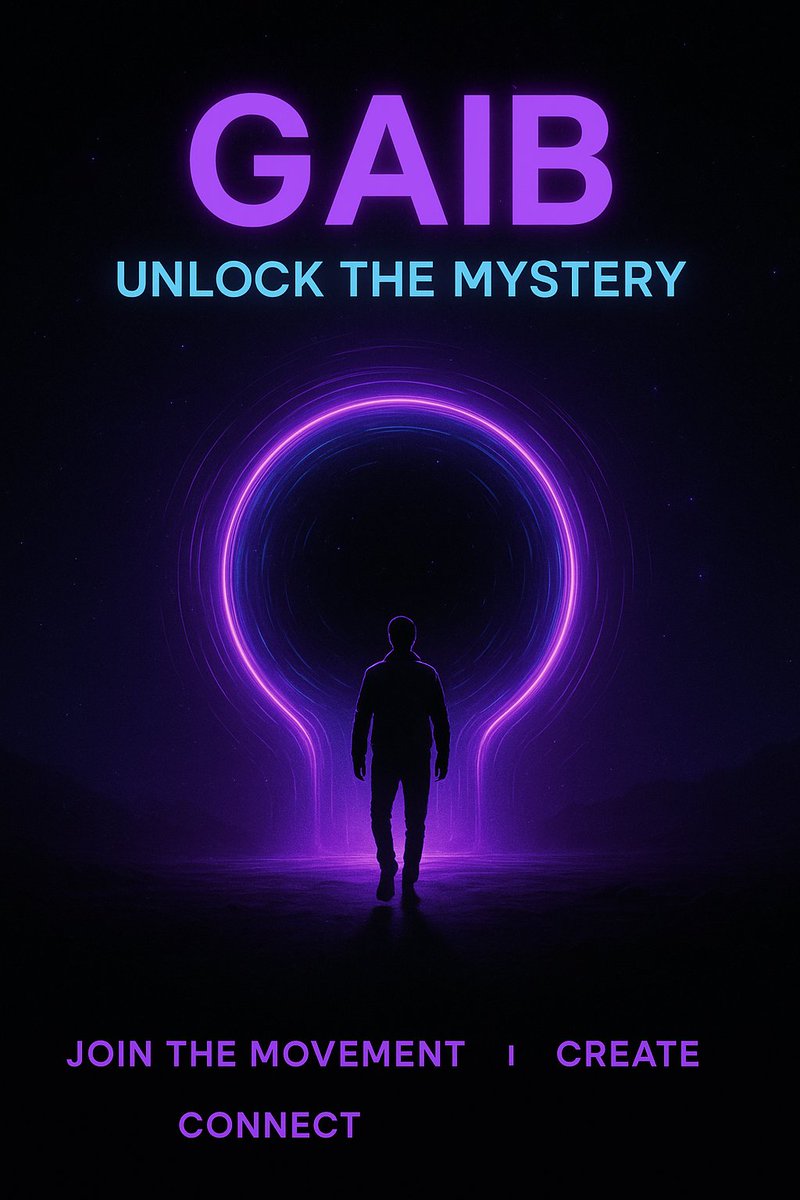 ApriYunianto's tweet image. 🚀 GAIB — Unlock the Mystery

Behind every mystery door, there's a great opportunity to explore.
GAIB isn't just a name, it's a gateway to creativity, connections, and a solid community. 🌌

🔥 Here you can:

Share ideas &amp;amp; creative 

#JoinTheMovement #GAIB #CreateAndConnect