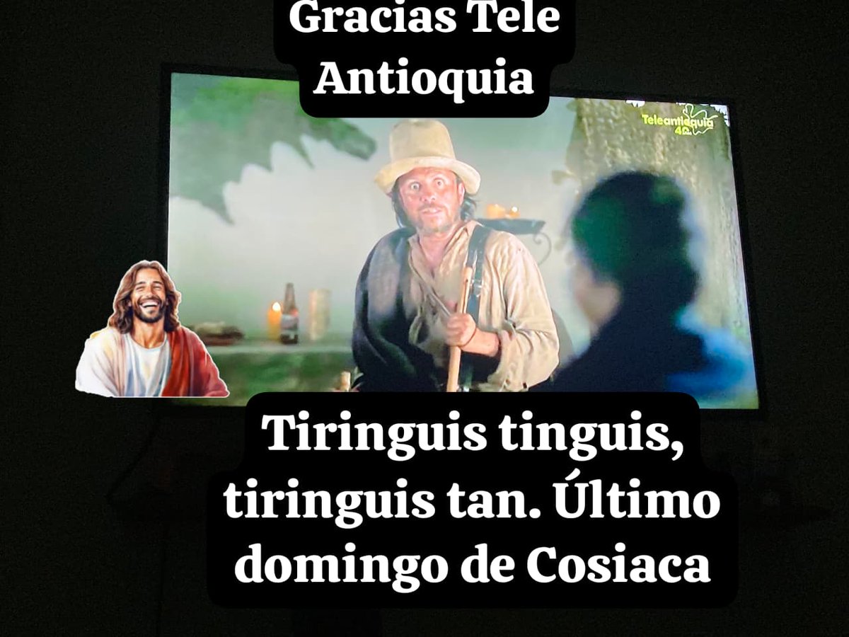 RadioNuestro's tweet photo. #Cosiaca . La mejor serie en 21 capítulos de la tv colombiana .Tiringuis tinguis, tiringuis tan. Último domingo de Cosiaca. Ojalá la pasen en canales nacionales.Excelente producción.Felicitaciones. @Teleantioquia ❤️🇨🇴🫵🌞 https://t.co/0MlKL9YZBY