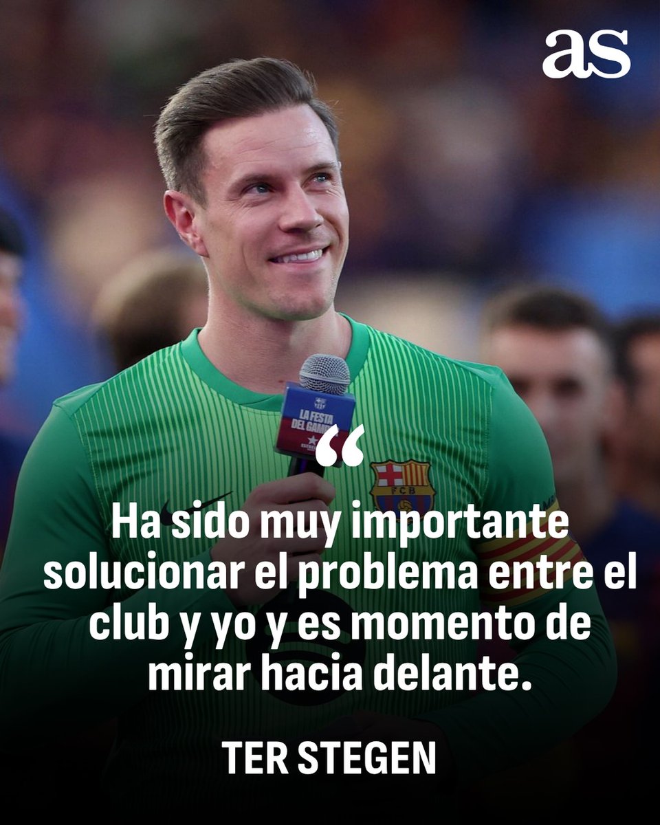 🥹 La emoción de Ter Stegen con su discurso en el Gamper

🗣️ 'Us Estimo Culers'