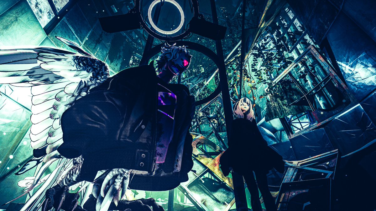 yamadaさん（<a href="/iaqga/">yamada</a>）に会いに行った時の！
#妙楽鳥 改変見せてもらったけど
かっこよかった、髭もヘソもエロく、映え凄すぎる！
話も色々出来て楽しかったです！また遊びに行きます！
#VRChat #VRChatPhotography