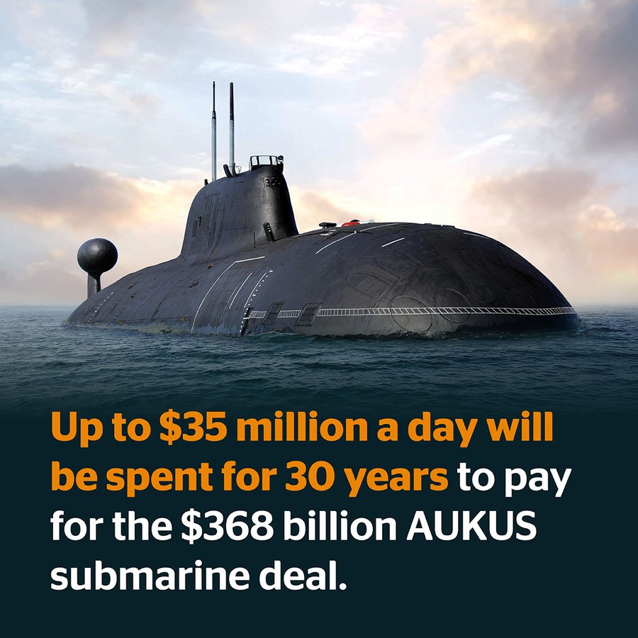 Dave Sweeney (@nukedavesweeney) on Twitter photo The Aukus #nuclear sub plan is in real trouble and would mean forever trouble.
nuclear.foe.org.au/wp-content/upl…
<a href="/FoEAustralia/">Friends of the Earth</a> has looked at the UK experience - ugly - let's not repeat the mistake here.
<a href="/LabAgainstWar/">Labor Against War</a> <a href="/IPAusNet/">IPAN - Independent Peaceful Australia Network</a> <a href="/WarPowersReform/">AWPR</a> <a href="/MAPW_Australia/">Medical Association for Prevention of War</a> <a href="/nuclearban/">ICAN</a> <a href="/AusConservation/">Australian Conservation Foundation</a> The Aukus #nuclear sub plan is in real trouble and would mean forever trouble.
nuclear.foe.org.au/wp-content/upl…
<a href="/FoEAustralia/">Friends of the Earth</a> has looked at the UK experience - ugly - let's not repeat the mistake here.
<a href="/LabAgainstWar/">Labor Against War</a> <a href="/IPAusNet/">IPAN - Independent Peaceful Australia Network</a> <a href="/WarPowersReform/">AWPR</a> <a href="/MAPW_Australia/">Medical Association for Prevention of War</a> <a href="/nuclearban/">ICAN</a> <a href="/AusConservation/">Australian Conservation Foundation</a>