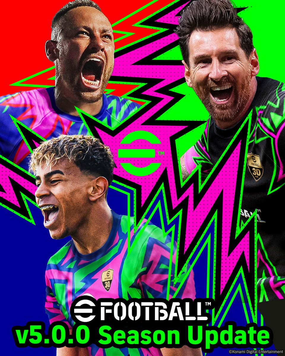 we_konami's tweet photo. ／
新シーズン開幕日決定！
＼

eFootball™ のシーズンアップデート（v5.0.0）が8/14に決定！
新シーズンへのアップデートに伴い、8/13より長時間メンテナンスを実施いたします。

開幕をお楽しみに！

#イーフト  #eFootball https://t.co/qpPSMGgmD1