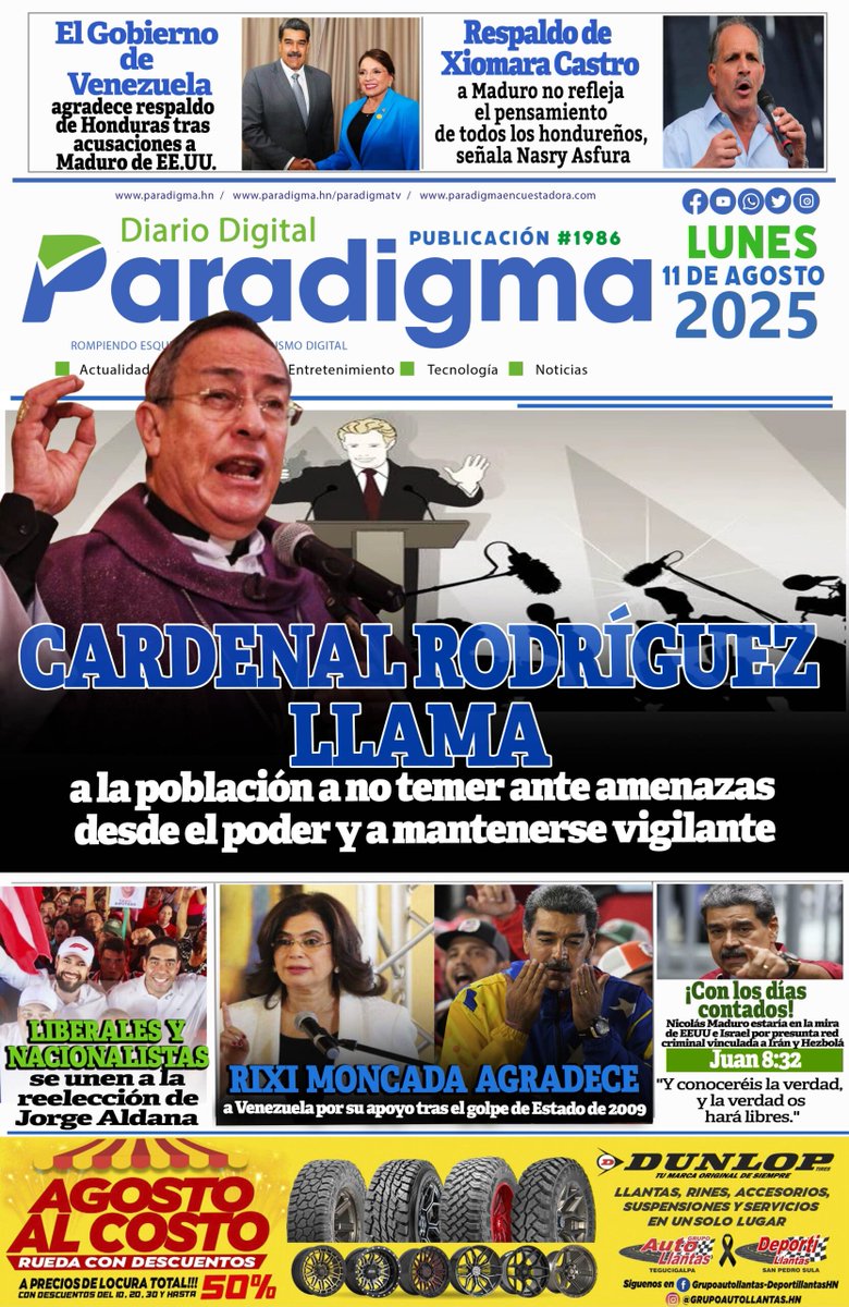 #Portadadeldía Portada del día 11/08/2025 dlvr.it/TMQ9lr