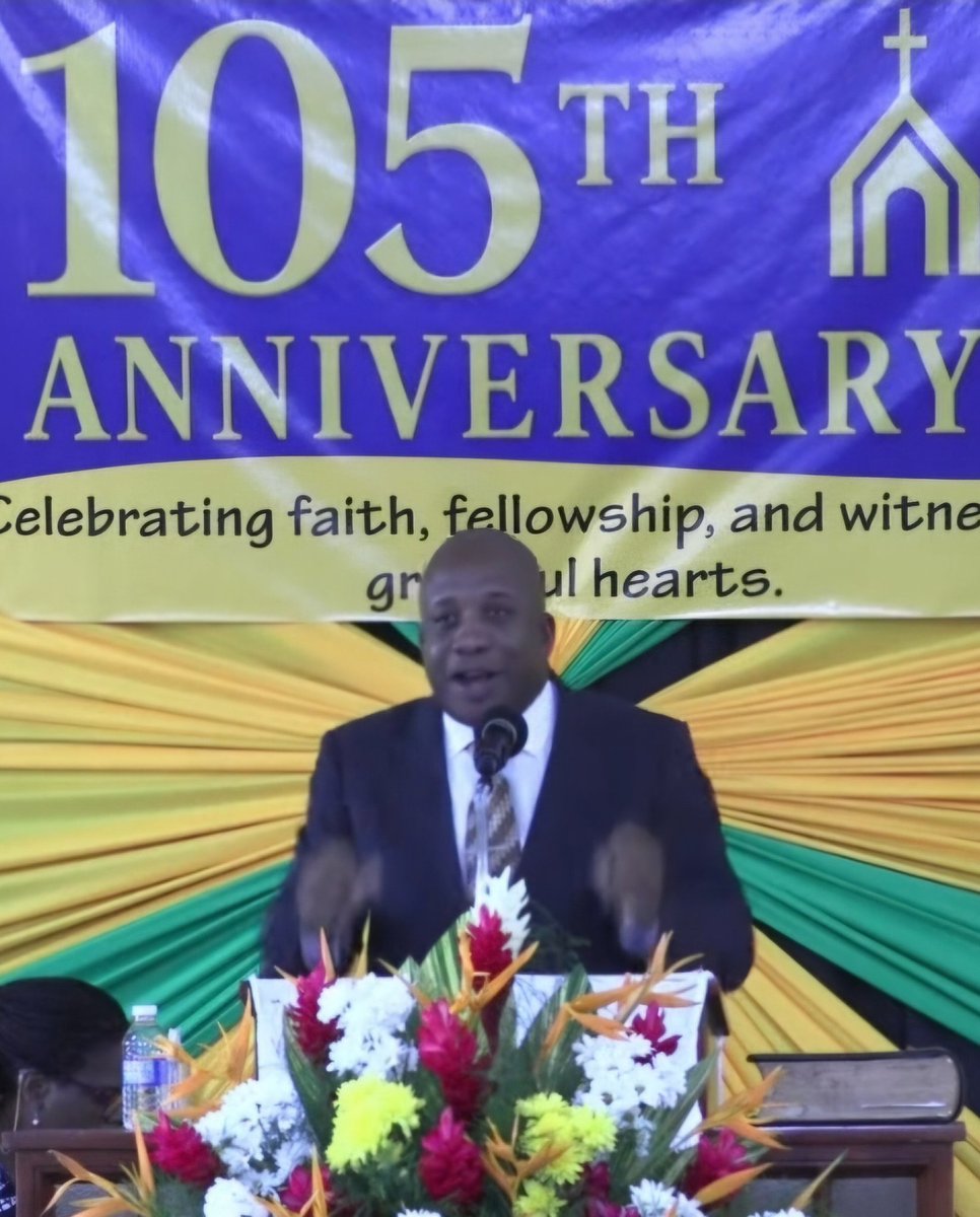 BarbicanBaptist's tweet photo. Rev. Dwight Frazer delivered The Message as we celebrated  our 105th anniversary at Barbican Baptist Church today. https://t.co/b4NtUH7q9H