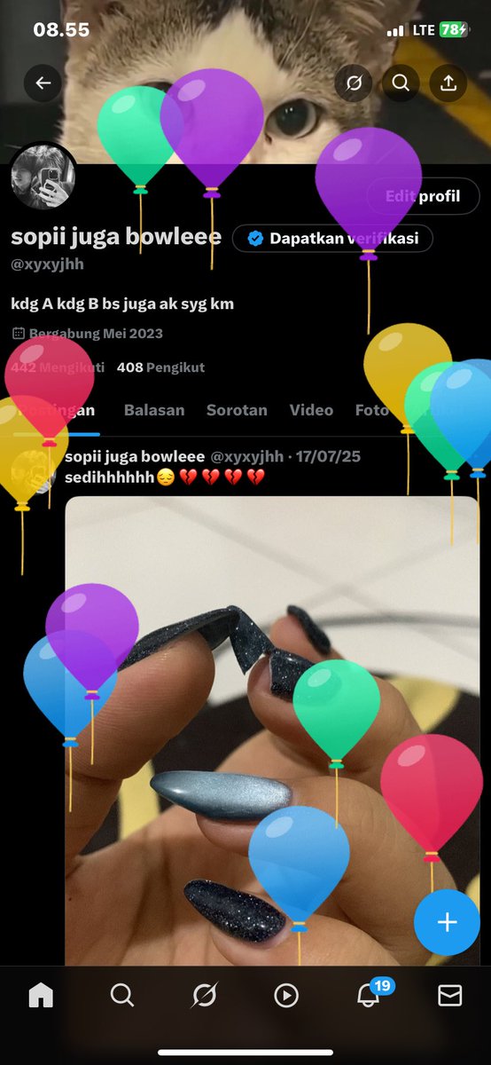 aku punya balon hari iniii,kalian mau gakkkk