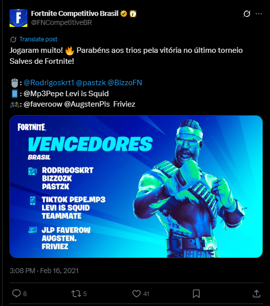 coisas_fortnite's tweet photo. O Campeonato do Salve:

Quem aí já jogou? https://t.co/PTF1evSLeF