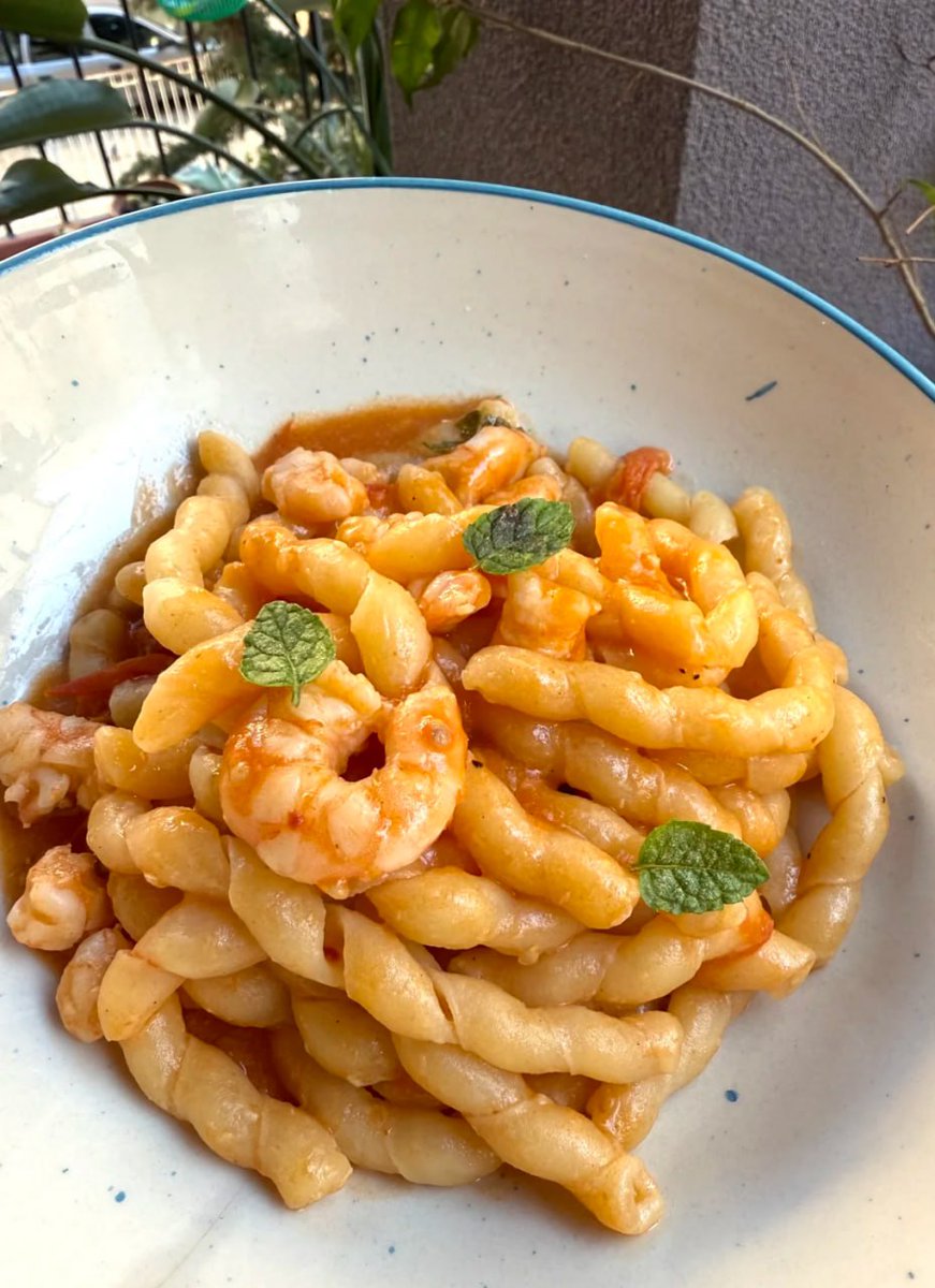 eunicegedmangrr's tweet image. Indulge in a delightful dinner with our exquisite pasta topped with succulent shrimp and fresh mint leaves. A perfect blend of flavors awaits you! 🍤✨ What’s on your dinner plate tonight? Share with us! #PastaPerfection #DinnerDelight #seafoodlovers