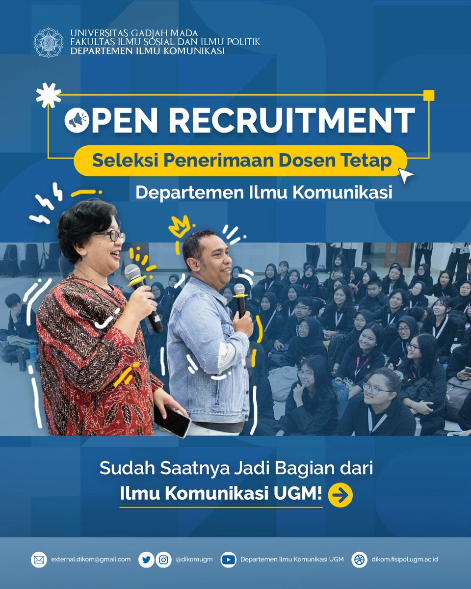 Departemen Ilmu Komunikasi UGM tweet media