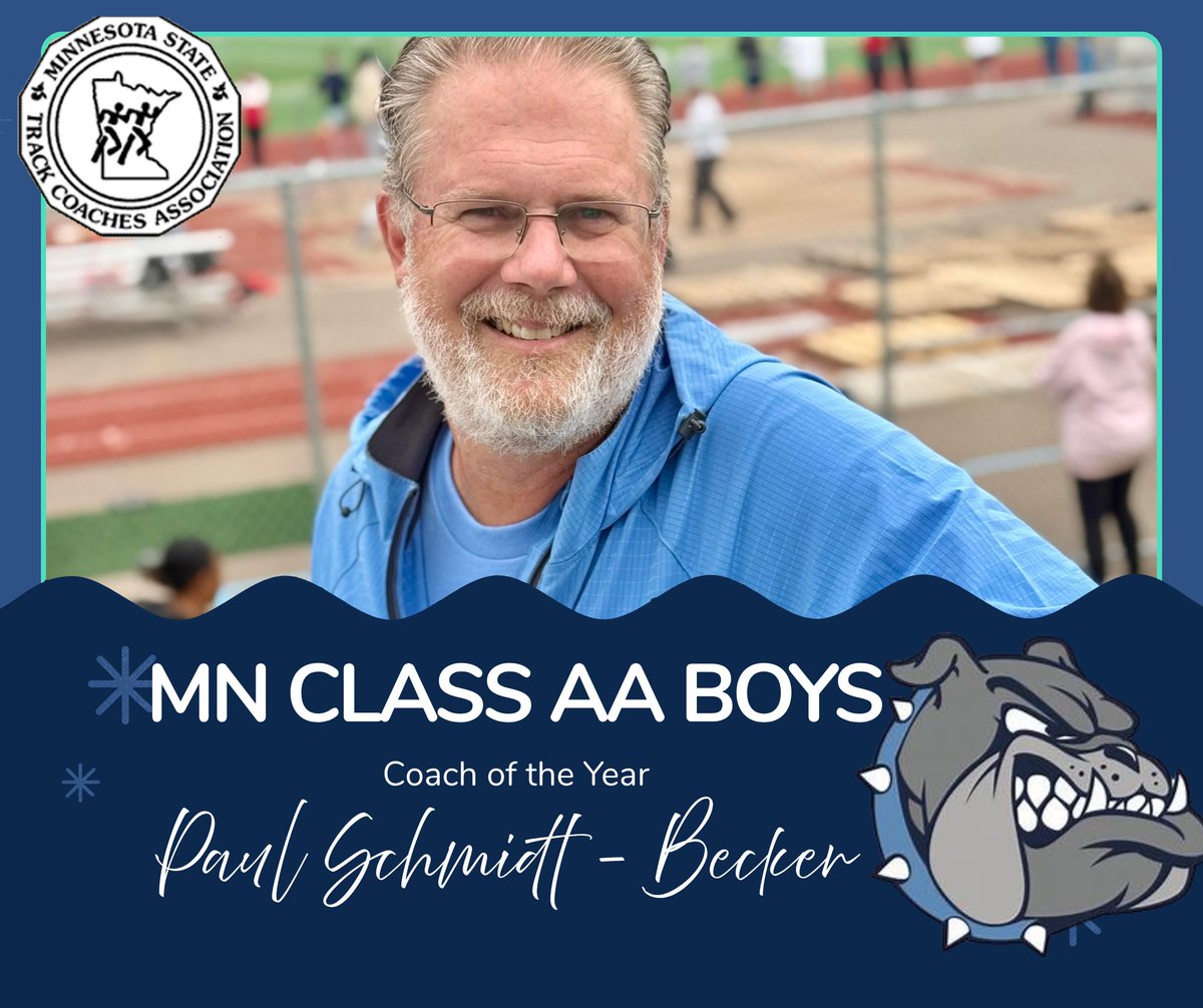 MNTFCA's tweet photo. Congratulations to the Minnesota Class AA Head Coaches of the year!! Paul Schmidt (Boys - Becker) and Meghan Orgeman (Girls - Alexandria) have done great things with their respective programs! https://t.co/z0nClWQ8jc