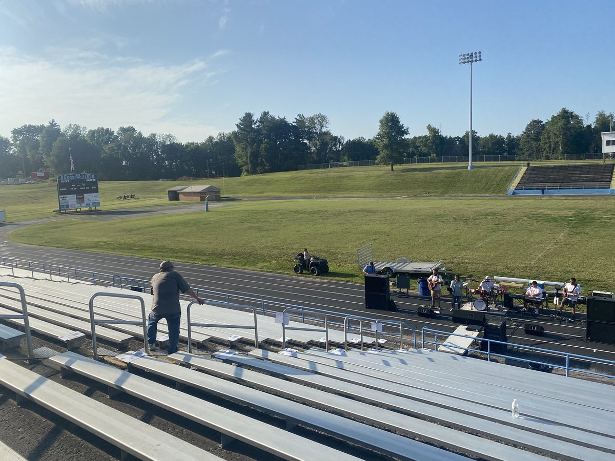 Adam Reinhart (@adamreinhart1) on Twitter photo At the Union County HS football field this evening as Fellowship of Christian Athletes had a prayer vigil to start the school year.
Coverage tonight on Eyewitness News. At the Union County HS football field this evening as Fellowship of Christian Athletes had a prayer vigil to start the school year.
Coverage tonight on Eyewitness News.
