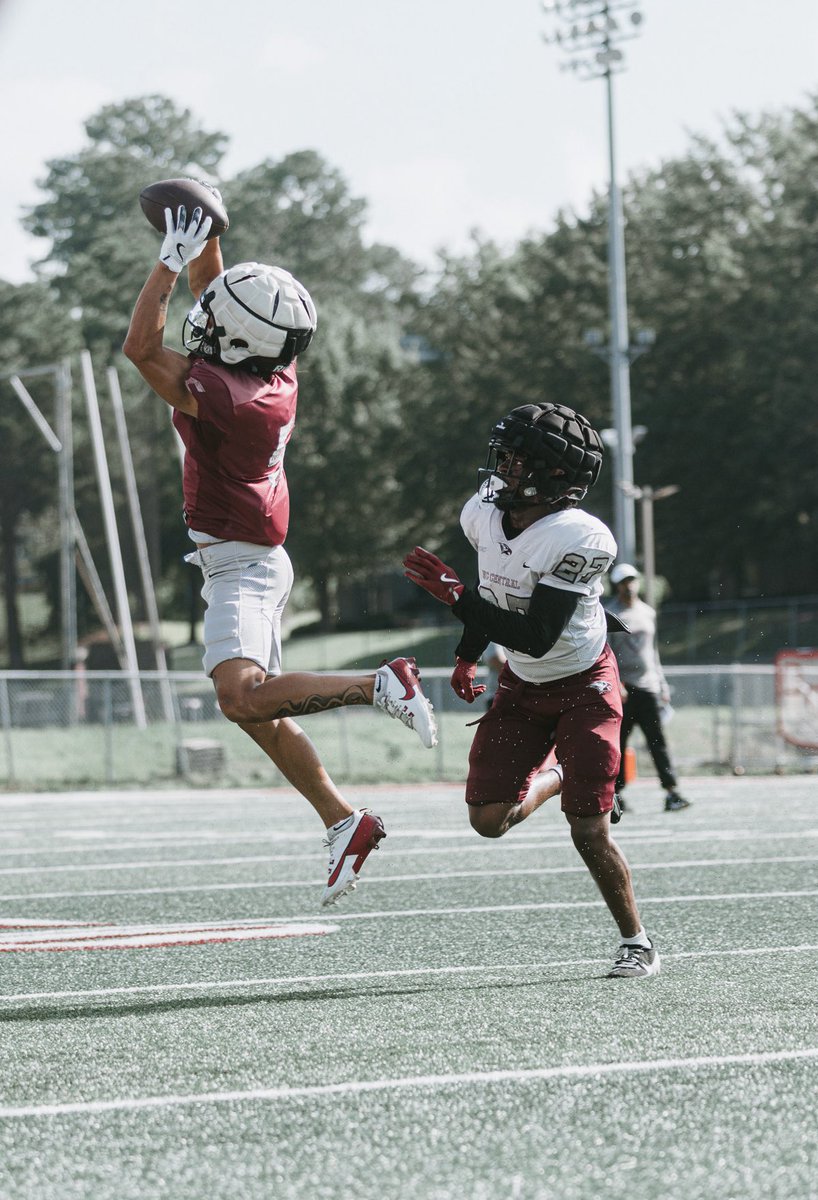 NCCU_Football's tweet photo. THE EAGLES ARE SOARING‼️ 📸 SHOTS FROM SATURDAY’S SCRIMMAGE❗️ #BeGREAT #NCCU #CULTUREOVERSCHEME #FLYHIGH25 https://t.co/fQtVVPhtp3