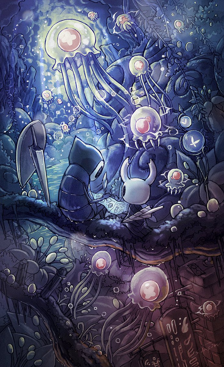 Sinsin719's tweet photo. Hollowknight🦋再掲 https://t.co/c0qtevufXn